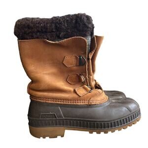 Sorel Kids Leather Duck Boot Snow Boot